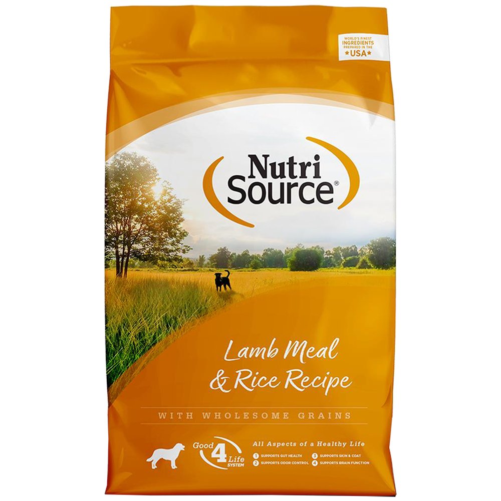 NutriSource Lamb Meal & Rice Recipe w/ Wholesome Grains Dry Dog Food