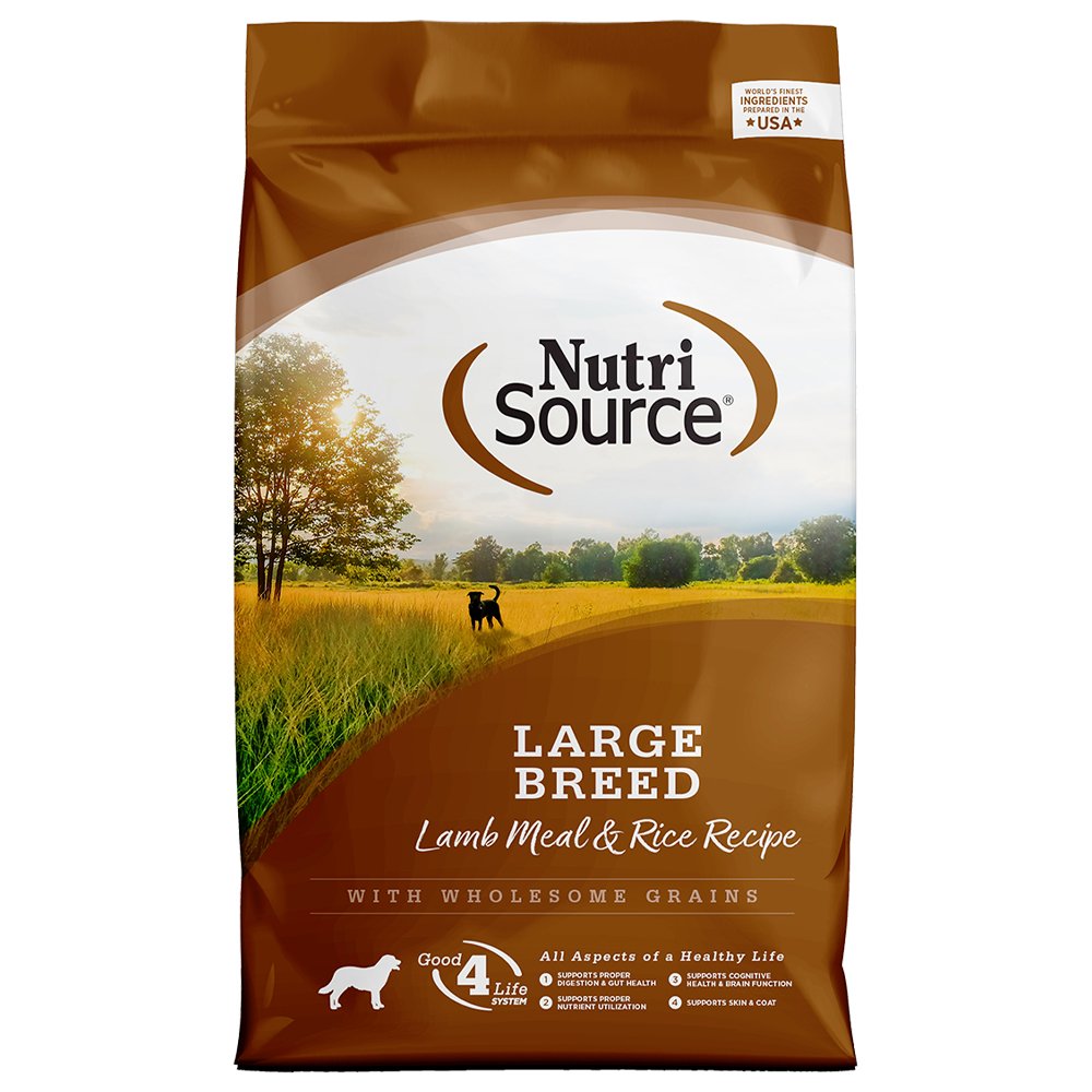 NutriSource Large Breed Lamb Meal & Rice Dry Dog Food