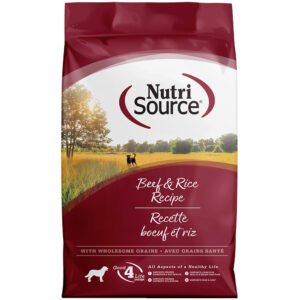 NutriSource Beef & Rice Recipe w/ Wholesome Grains Dry Dog Food