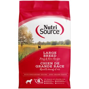 NutriSource Large Breed Beef & Rice Recipe w/ Wholesome Grains Dry Dog Food
