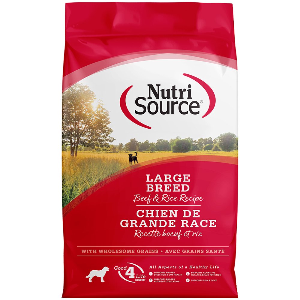 NutriSource Large Breed Beef & Rice Recipe w/ Wholesome Grains Dry Dog Food
