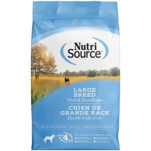 NutriSource Large Breed Trout & Rice Recipe w/ Wholesome Grains Dry Dog Food