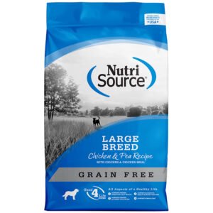 NutriSource Large Breed Chicken & Pea Recipe w/ Chicken & Chicken Meal Grain Free Dry Dog Food
