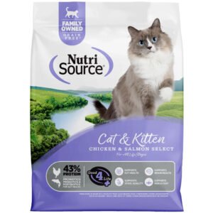 NutriSource Grain Free Chicken & Salmon Select Kitten & Adult Dry Cat Food