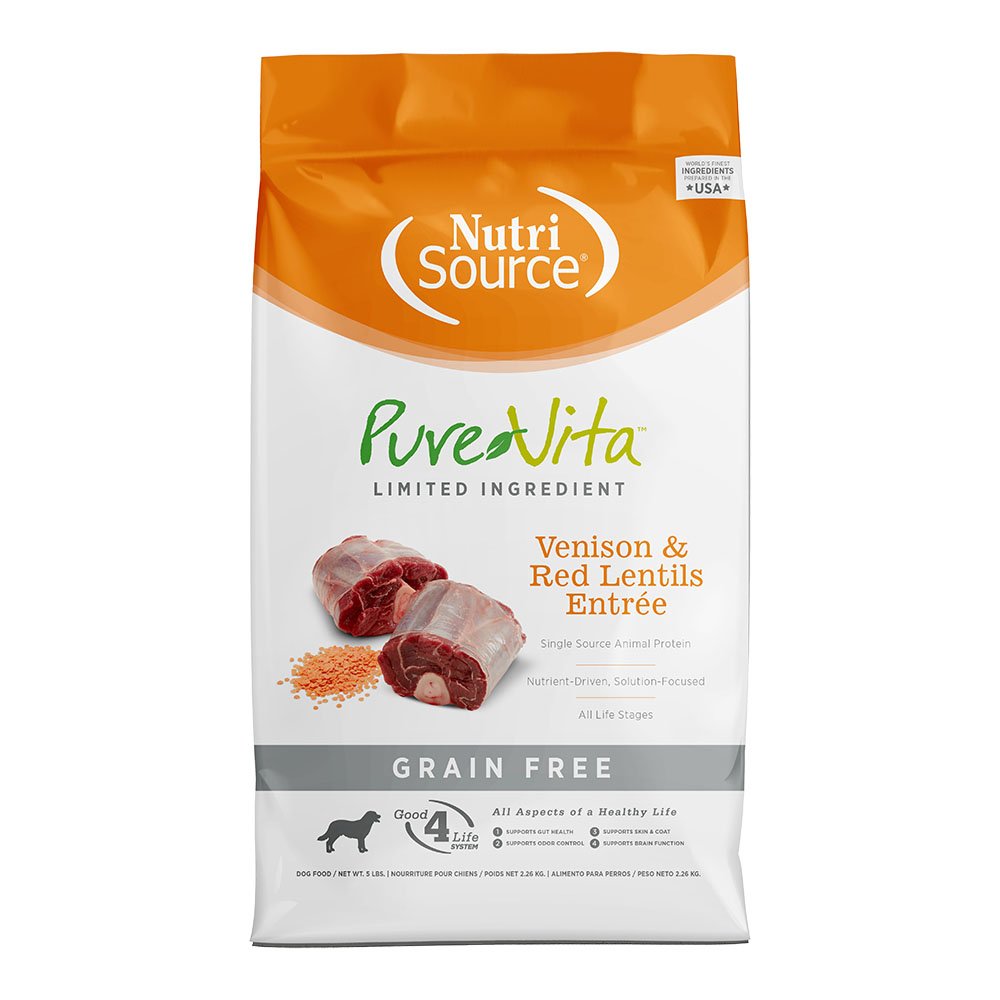 PureVita Venison & Lentils Grain Free Entree Dry Dog Food