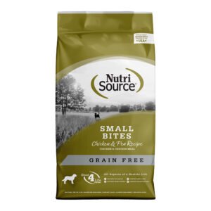 NutriSource Small Bites Chicken & Pea Formula Grain Free Dry Dog Food