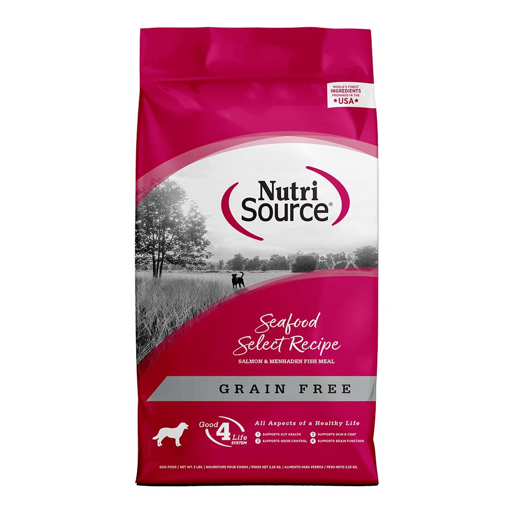 NutriSource Seafood Select Recipe w/ Salmon & Menhaden Fish Meal Grain Free Dry Dog Food