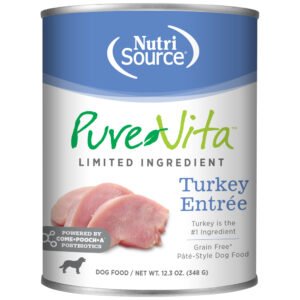 Purevita Limited Ingredient Turkey Entrée Pate Canned Dog Food