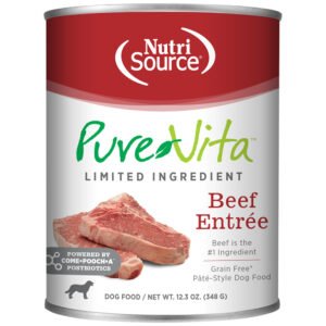 Purevita Limited Ingredient Beef Entrée Pate Canned Dog Food