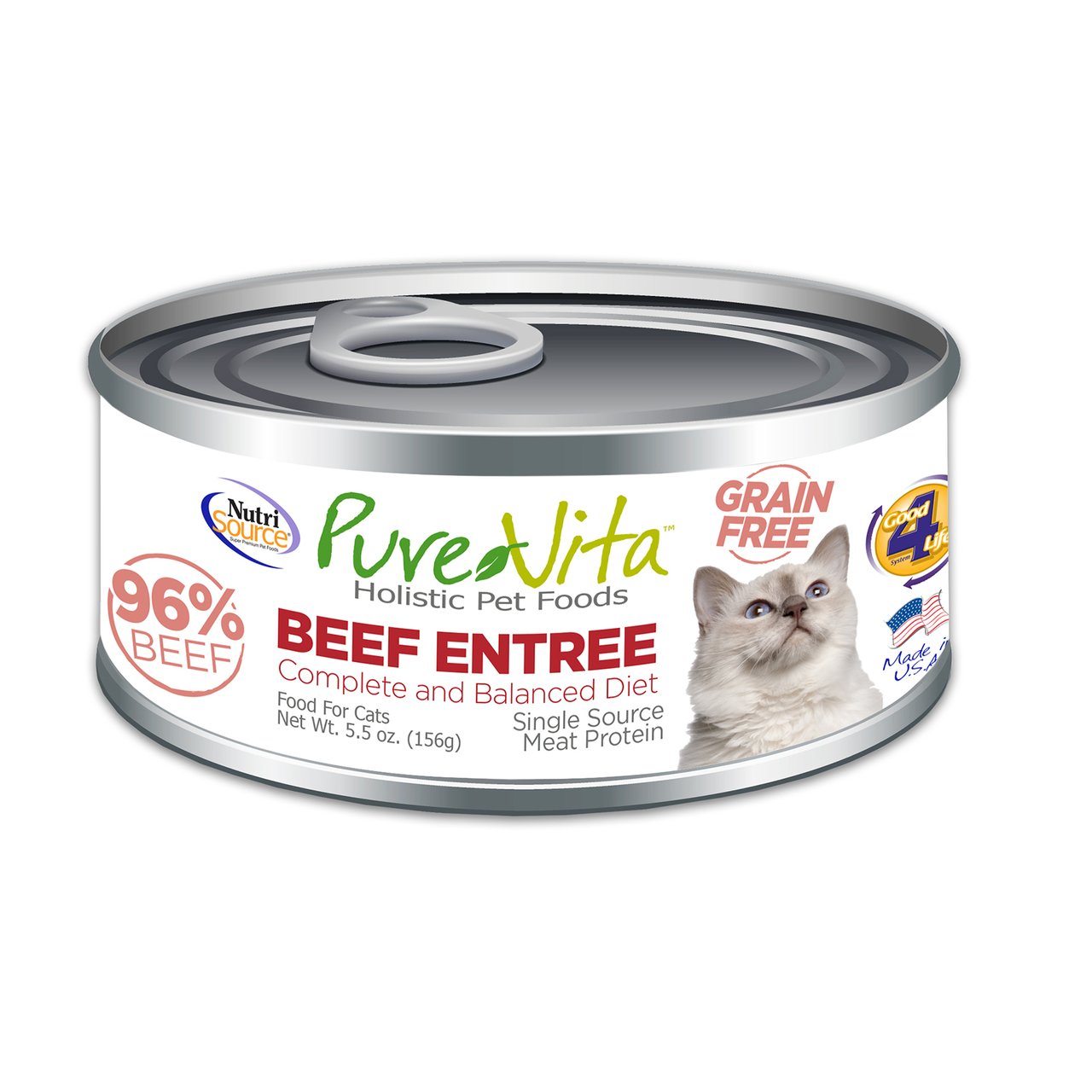 PureVita Beef Entree Canned Cat Food