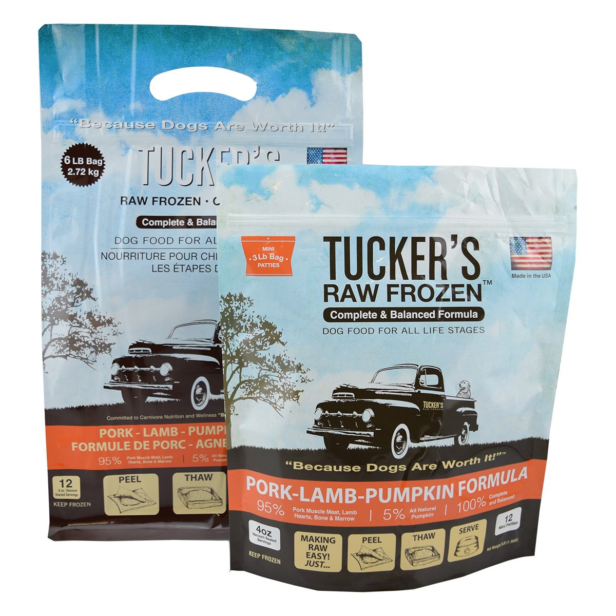 Tucker's Raw Frozen Pork-Lamb-Pumpkin Recipe Dog Food