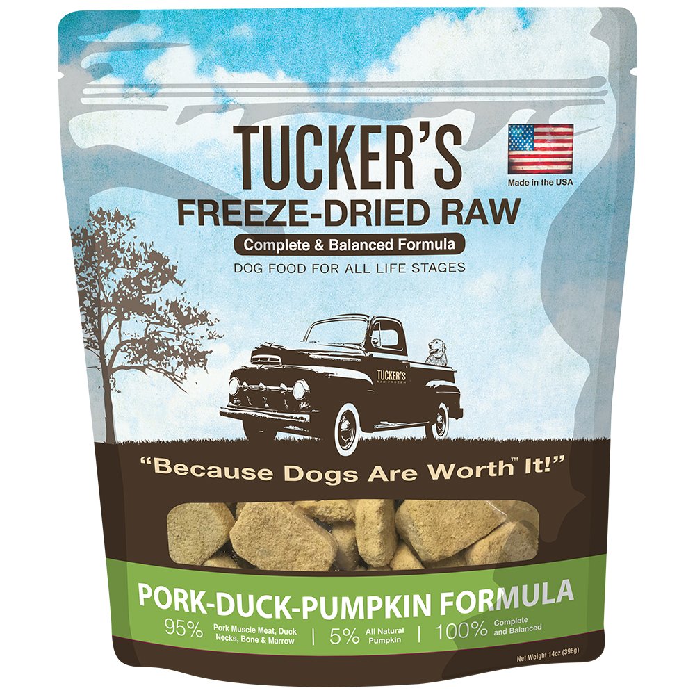 Tucker's Freeze-Dried Raw Pork-Duck-Pumpkin Recipe Dog Food