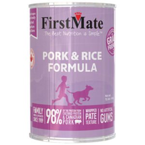 FirstMate Grain Friendly Pork & Rice Formula Whipped Paté Canned Dog Food