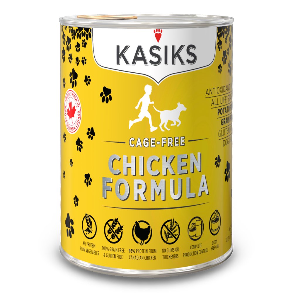 Kasiks Cage-Free Chicken Formula Canned Dog Food