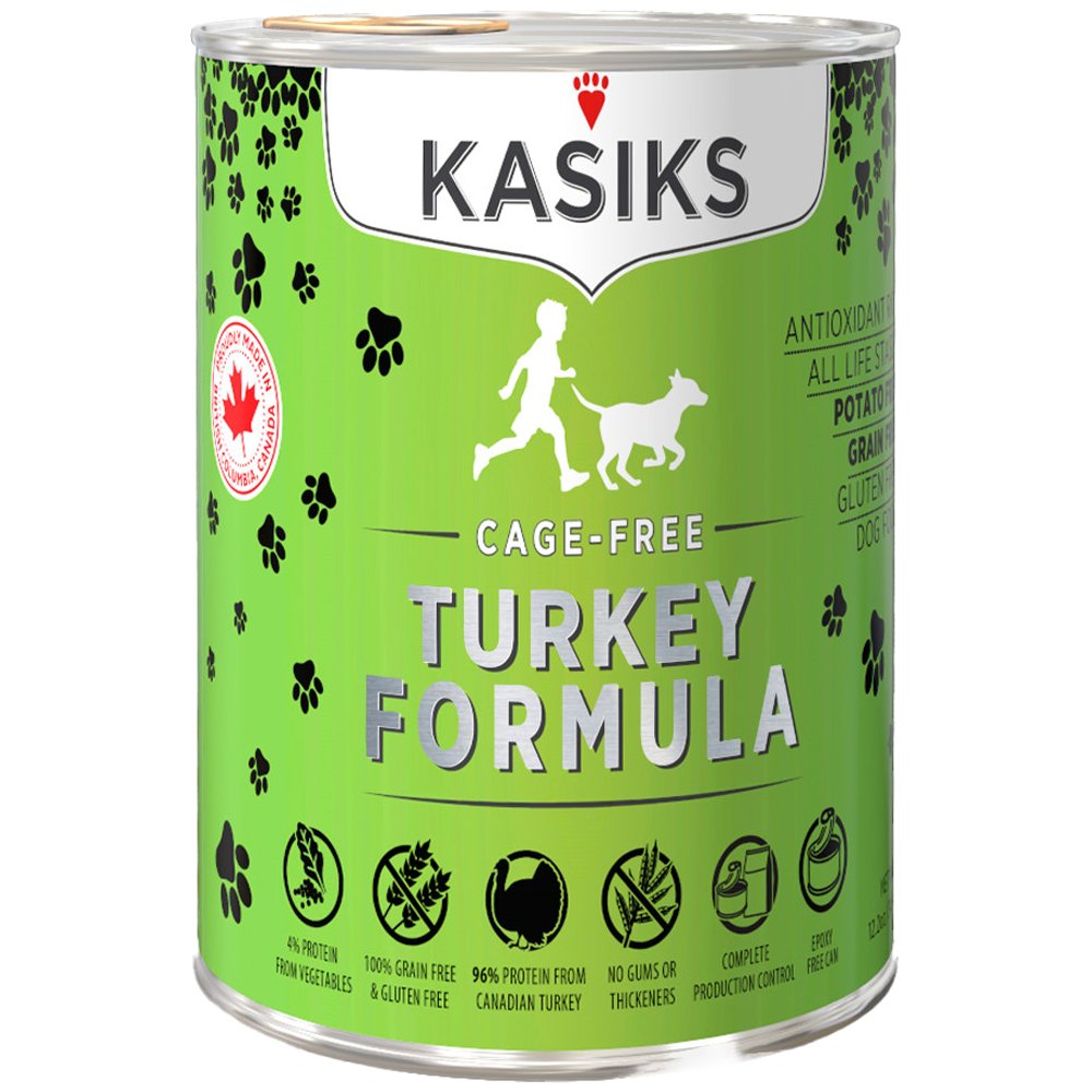 KASIKS Cage-Free Turkey Formula Canned Dog Food