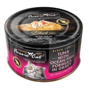 Fussie Cat Black Label Premium Tuna w/ Ocean Fish Formula in Gravy Canned Cat Food