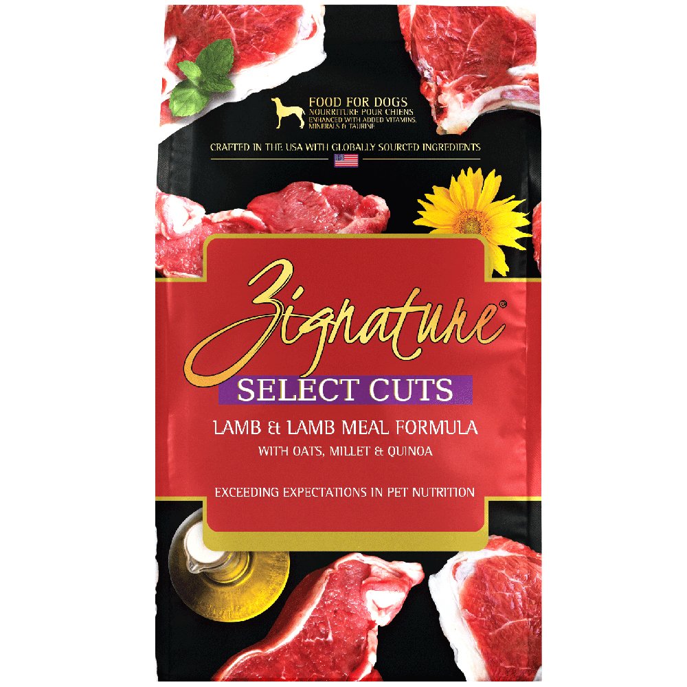 Zignature Select Cuts Lamb & Lamb Meal Formula w/ Oats, Millet & Quinoa Dry Dog Food