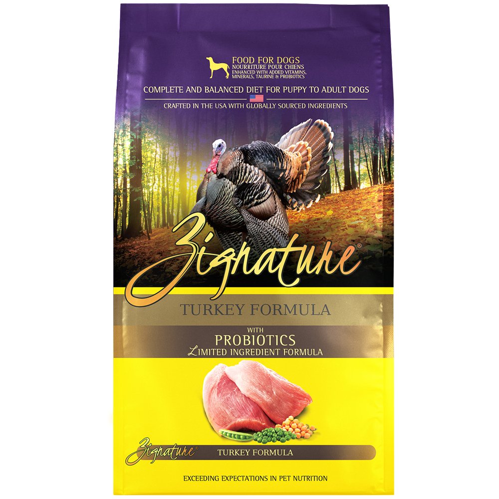 Zignature Limited Ingredient Turkey Formula w/ Probiotics Dry Dog Food