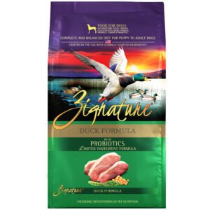 Zignature Limited Ingredient Duck Formula w/ Probiotics Dry Dog Food