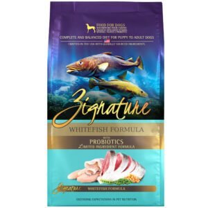 Zignature Limited Ingredient Whitefish Formula w/ Probiotics Dry Dog Food