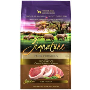 Zignature Limited Ingredient Pork Formula w/ Probiotics Dry Dog Food