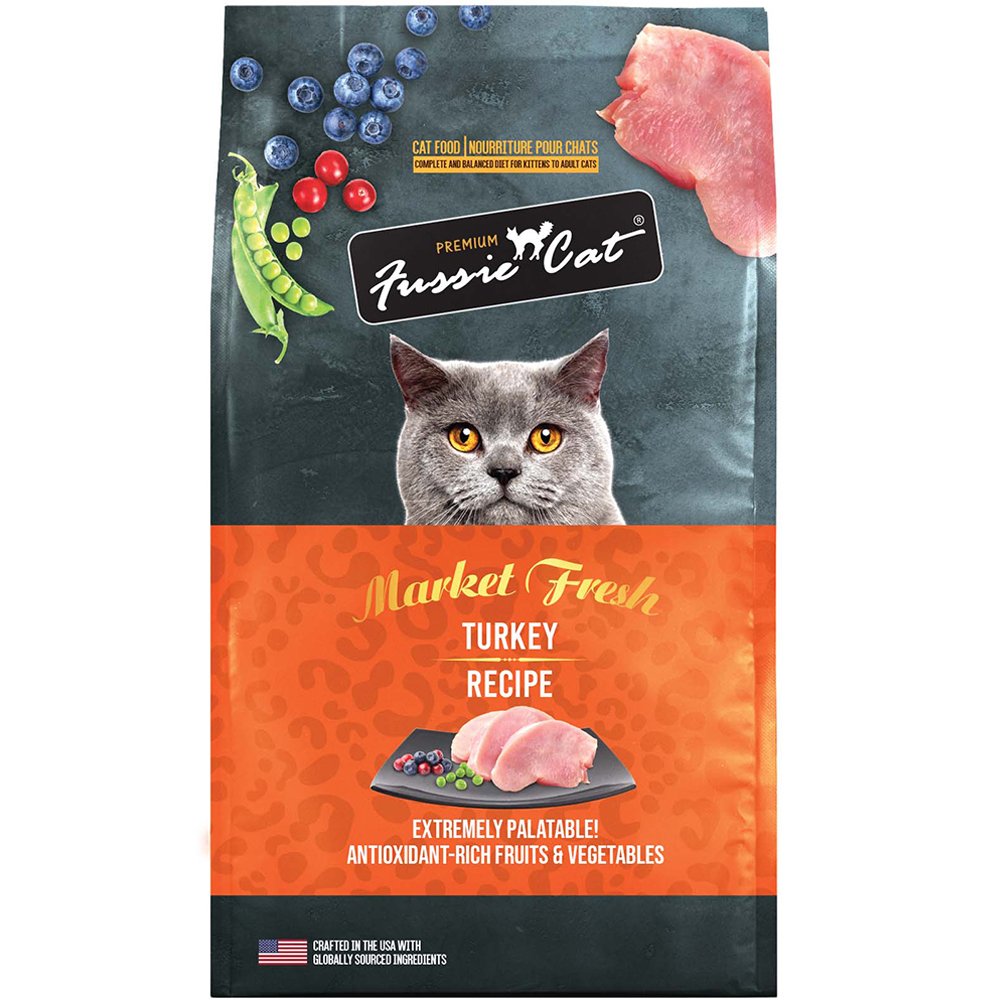 Fussie Cat Market Fresh Turkey Recipe Premium Dry Cat Food