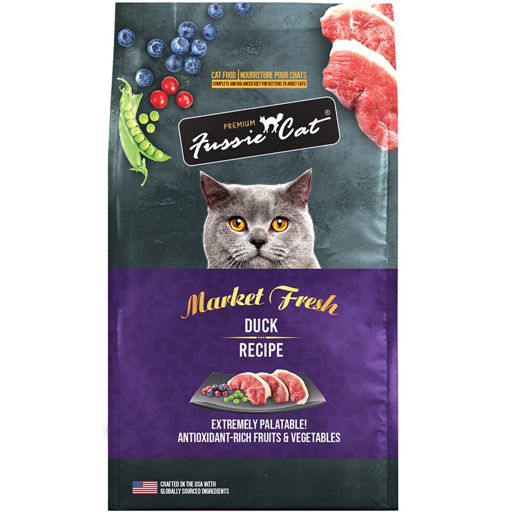 Fussie Cat Market Fresh Duck Recipe Premium Dry Cat Food
