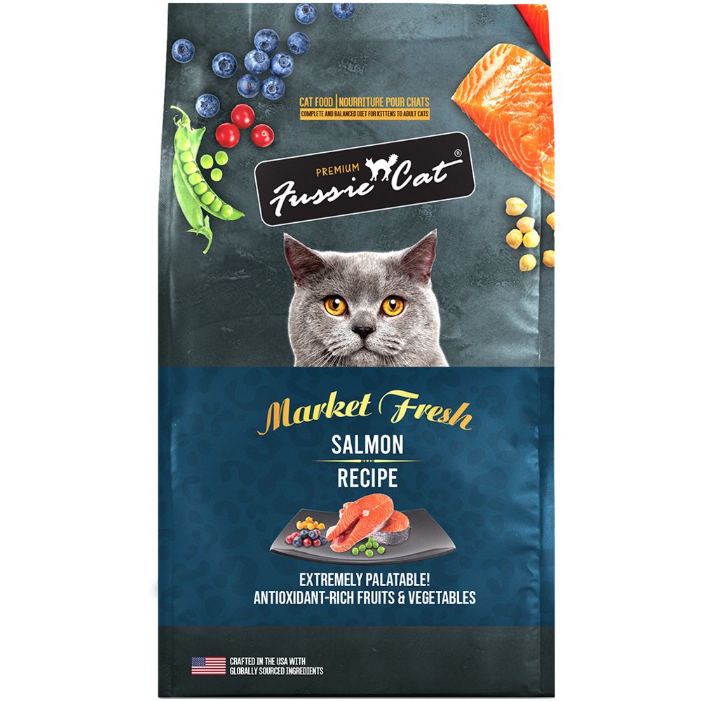 Fussie Cat Market Fresh Salmon Recipe Premium Dry Cat Food