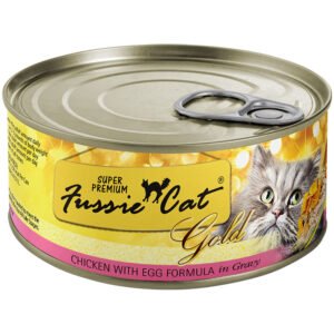 Fussie Cat Super Premium Chicken w/ Egg Formula in Gravy Canned Cat Food