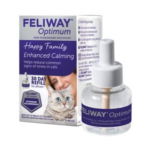 Feliway Cat Optimum Enhanced Calming Pheromone 30 Day Diffuser Refill