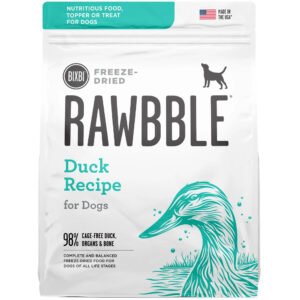 Bixbi Rawbble Duck Recipe Freeze-Dried Dog Food