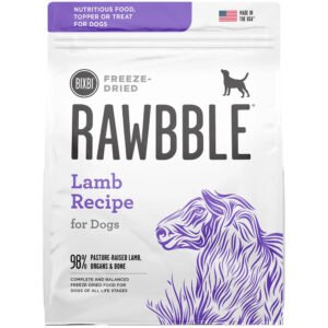Bixbi Rawbble Lamb Recipe Freeze-Dried Dog Food