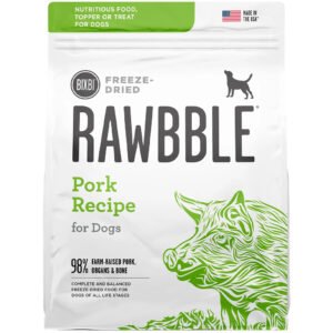 Bixbi Rawbble Pork Recipe Freeze-Dried Dog Food