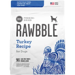 Bixbi Rawbble Turkey Recipe Freeze-Dried Dog Food