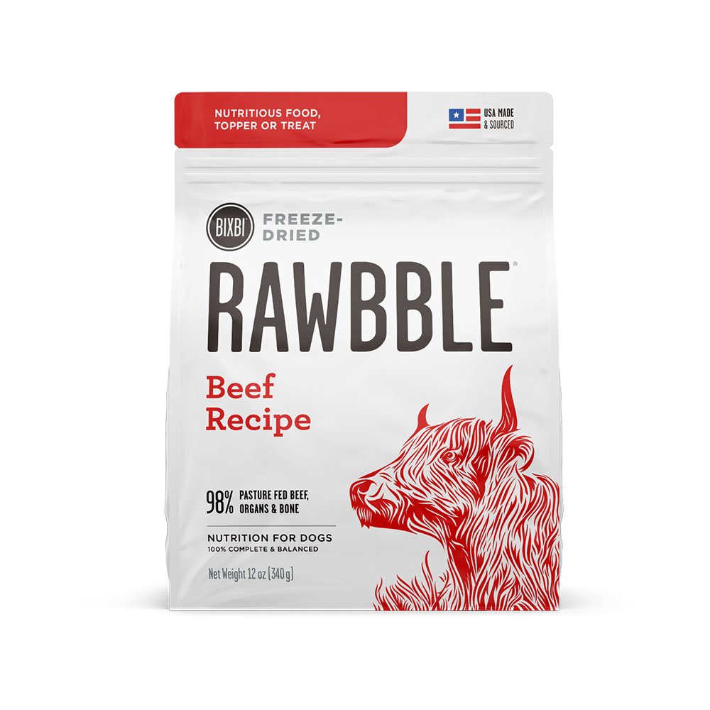 Bixbi Rawbble Beef Recipe Freeze-Dried Dog Food - Image 2