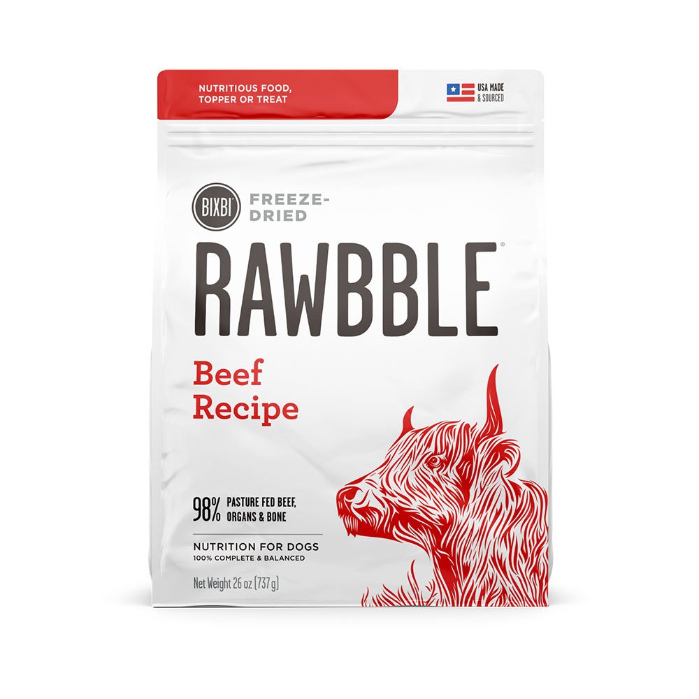 Bixbi Rawbble Beef Recipe Freeze-Dried Dog Food - Image 3