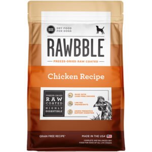 Bixbi Rawbble Freeze-Dried Raw Coated Chicken Recipe Grain Free Dry Dog Food