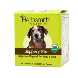 Herbsmith Slippery Elm Digestive Support for Dogs & Cats