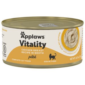 Applaws Vitality Chicken Breast Recipe in Broth Pâté Canned Cat Food