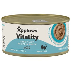 Applaws Vitality Tuna Fillet Recipe in Broth Pรขtรฉ Canned Cat Food
