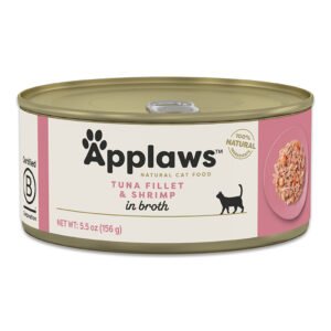 Applaws Tuna Fillet & Shrimp in Broth Canned Cat Food
