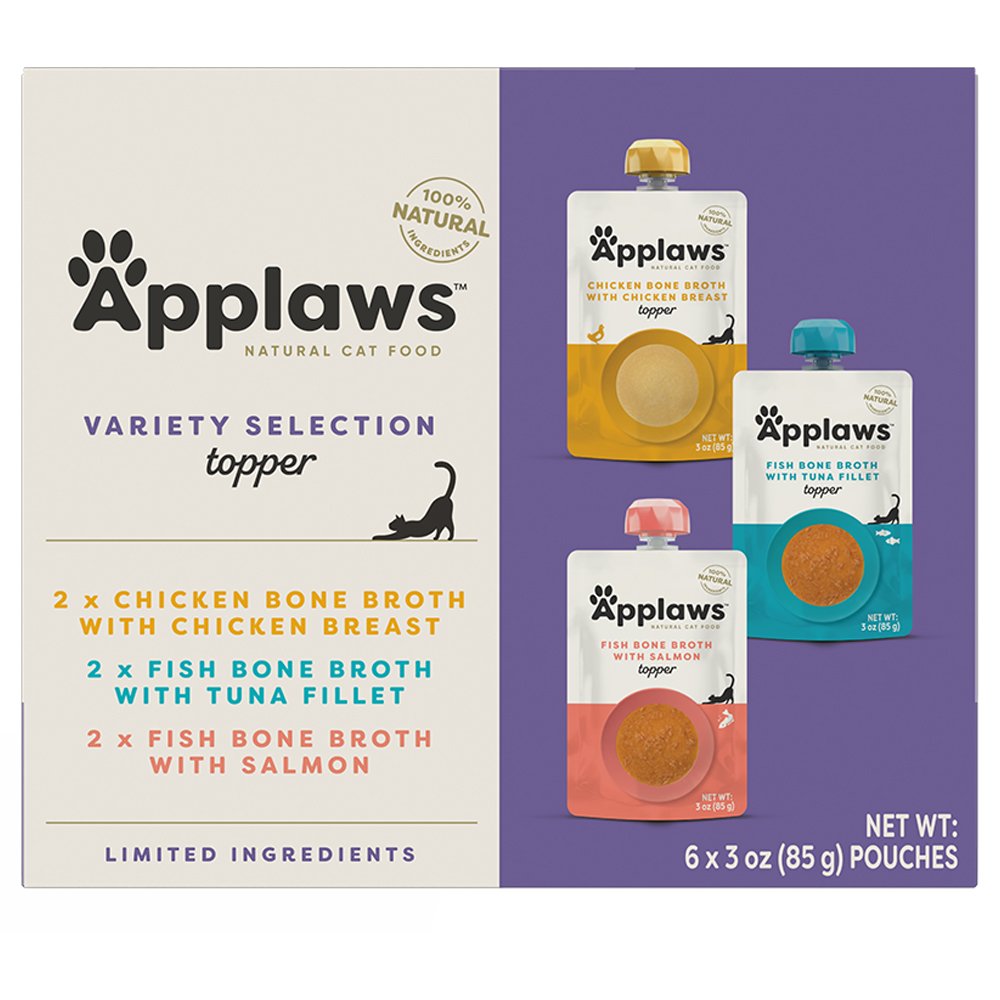 Applaws Bone Broth Variety Selection Cat Food Topper
