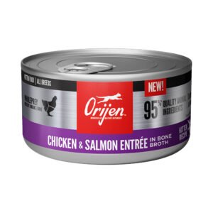 Orijen Chicken & Salmon Entrรฉe In Bone Broth Canned Kitten Food