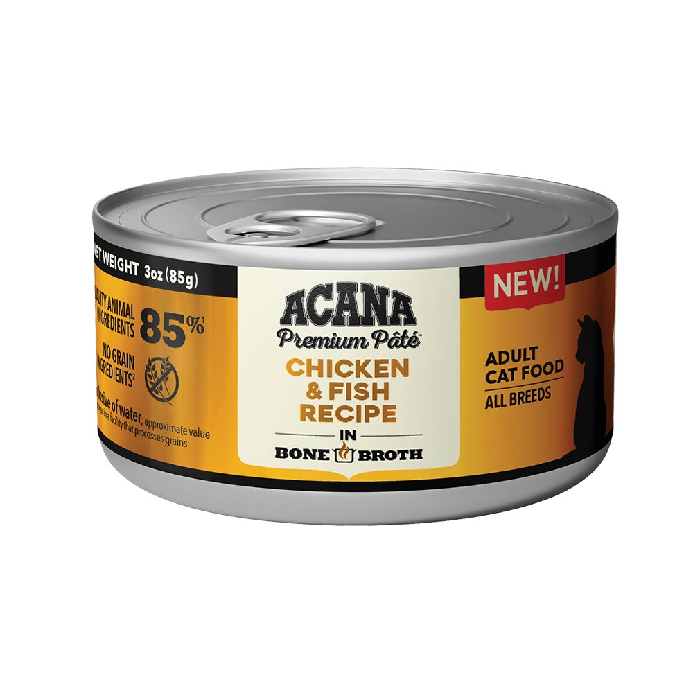 ACANA Premium Pate Chicken & Fish Recipe In Bone Broth Canned Cat Food