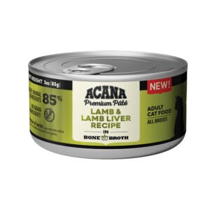 ACANA Premium Pate Lamb & Lamb Liver Recipe In Bone Broth Canned Cat Food