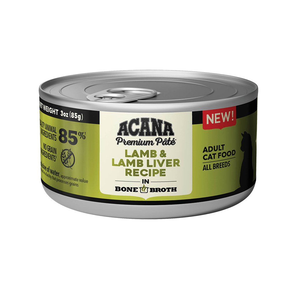 ACANA Premium Pate Lamb & Lamb Liver Recipe In Bone Broth Canned Cat Food