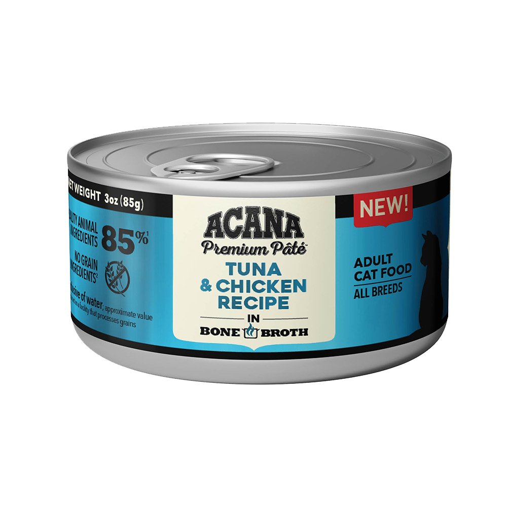 ACANA Premium Pate Tuna & Chicken Recipe In Bone Broth Canned Cat Food