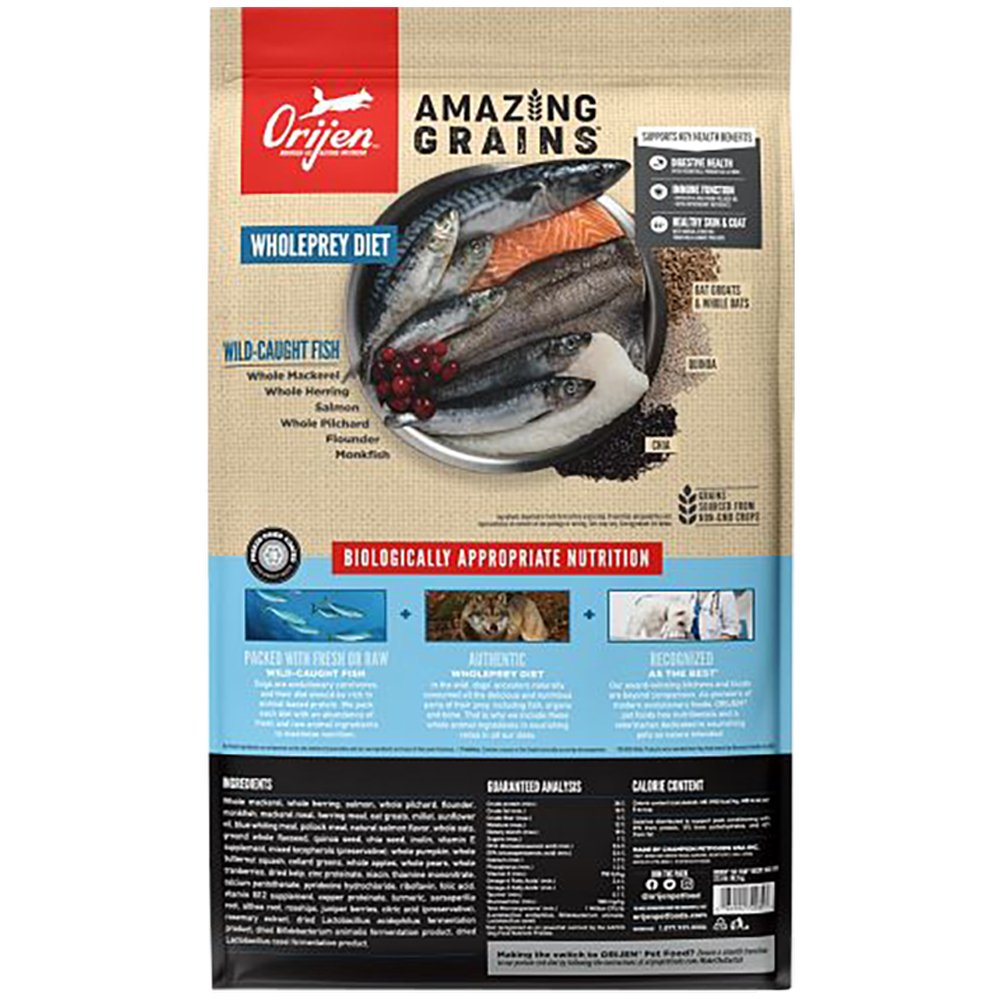 Orijen Amazing Grains Six Fish Recipe Dry Dog Food - Image 3
