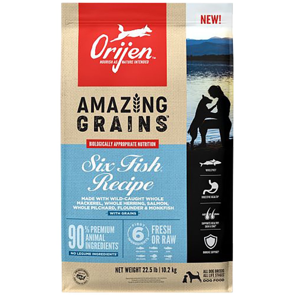 Orijen Amazing Grains Six Fish Recipe Dry Dog Food - Image 2
