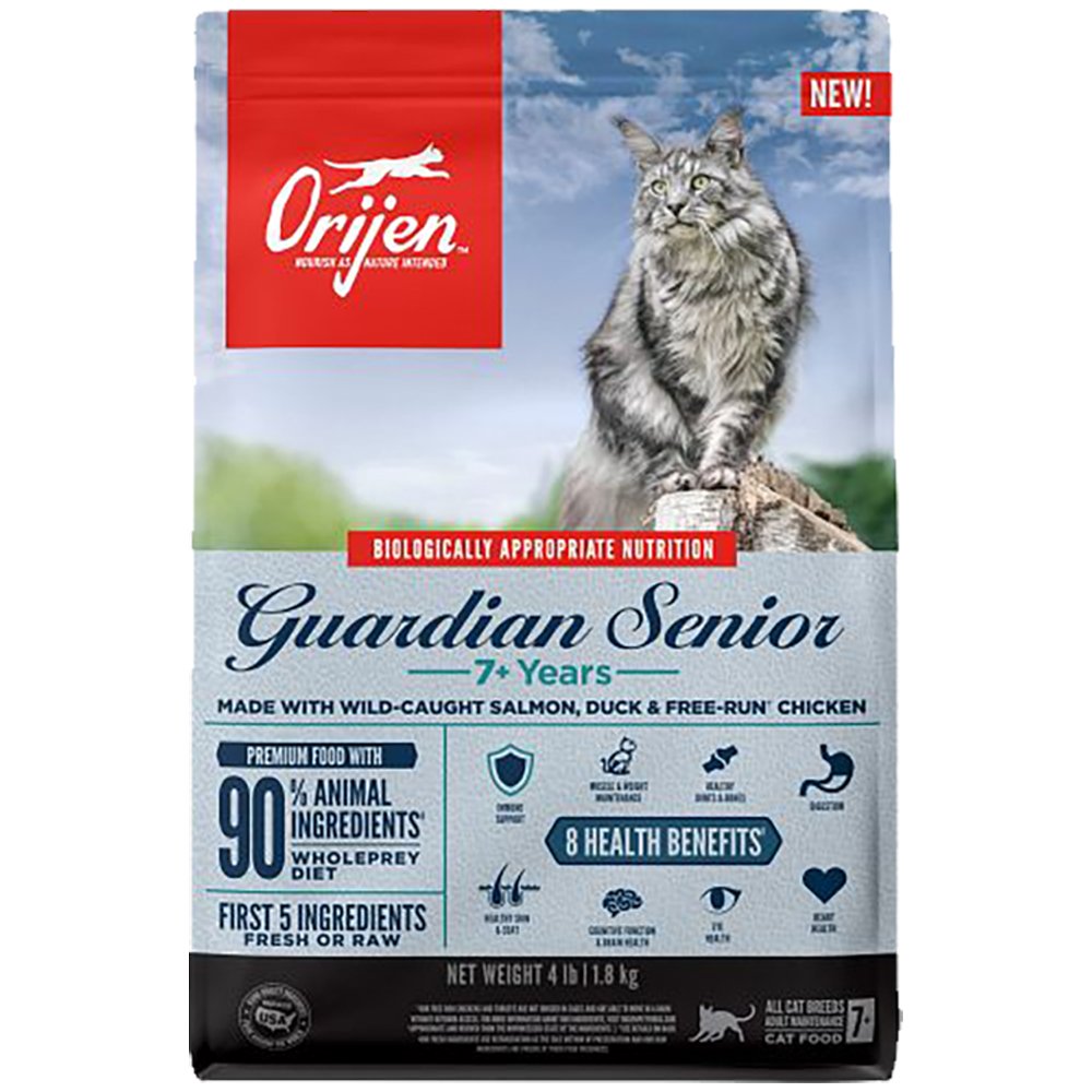 Orijen Guardian Senior w/ Wild-Caught Salmon, Duck & Free-Run Chicken Dry Cat Food